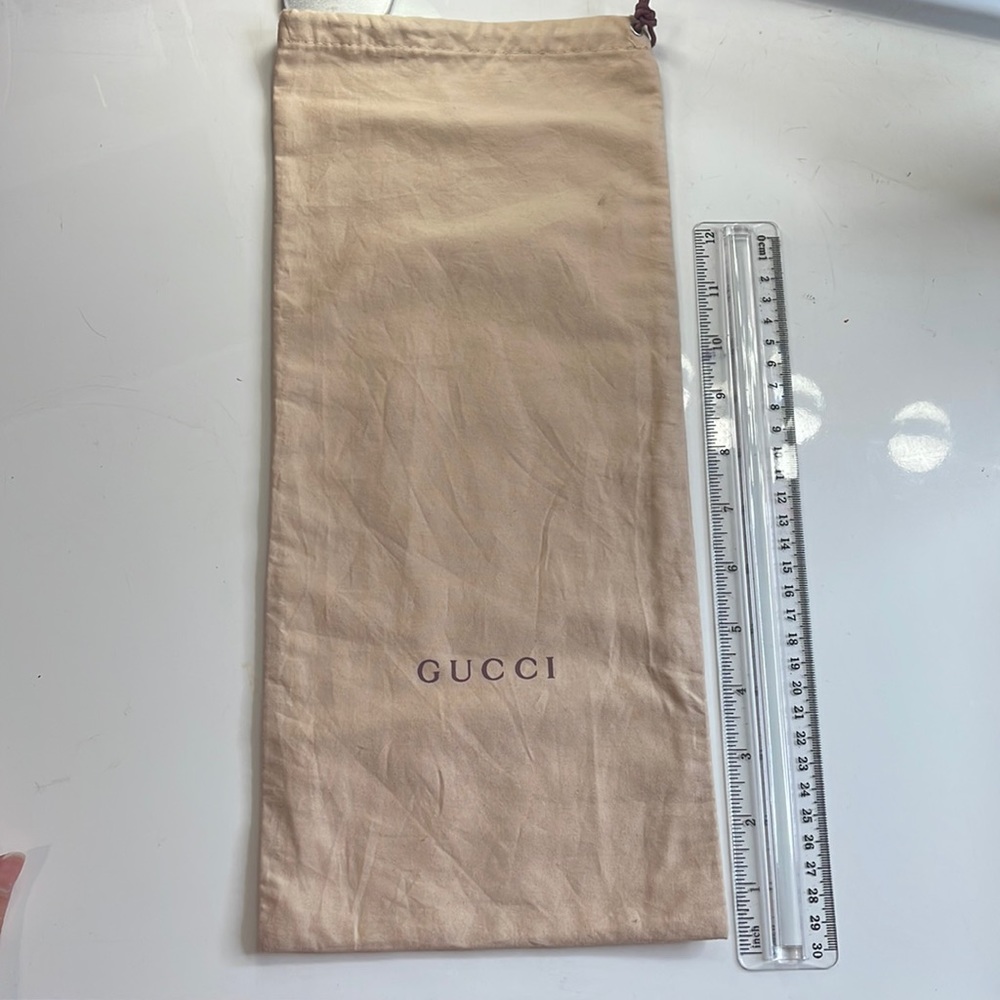 Gucci cream dust bag